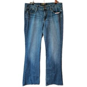 Lucky Brand Sweet N Low Jeans Women's 12 31 Low Rise Flare Boot Cut Denim Y2K